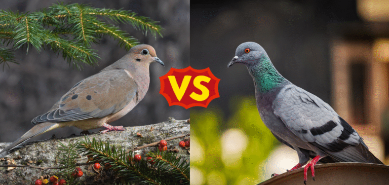 difference between dove and pigeon