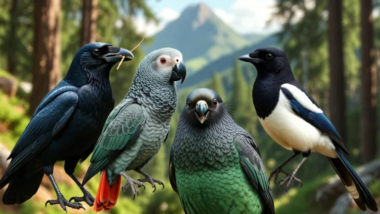 what are the smartest birds